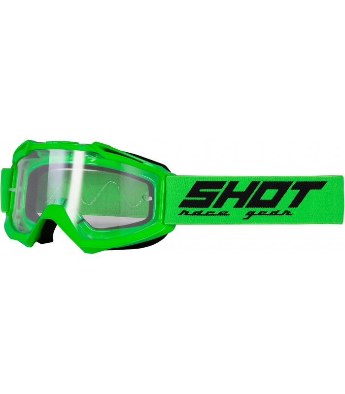Очки кроссовые SHOT ASSAULT neon green